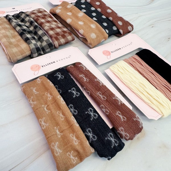Set Of 3 Hair Ties