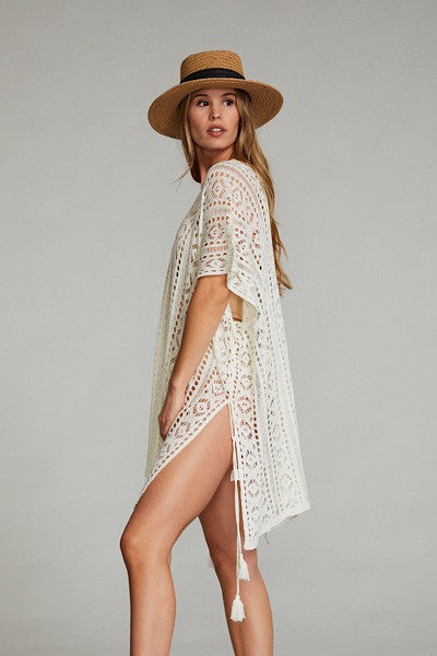 Straw Sun Hat - Contrast Trim
