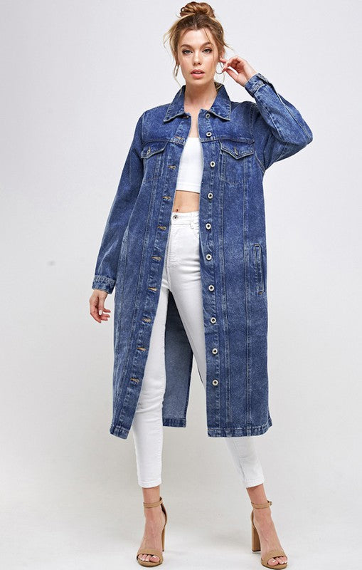 Three-Quarter Denim Jacket