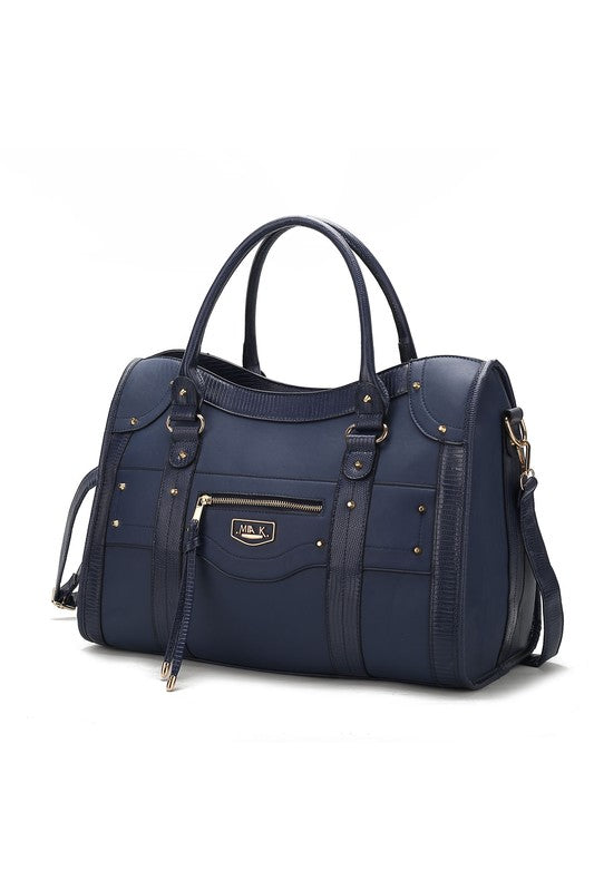 MKF Leather Duffle Bag