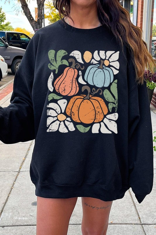 Pumpkin Graphic Sweatshirt