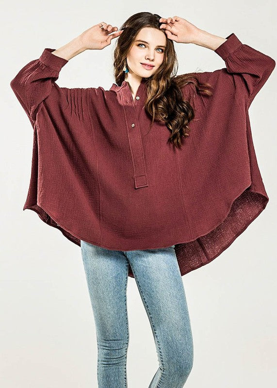 Oversize Ballon Sleeve, High and Low Top