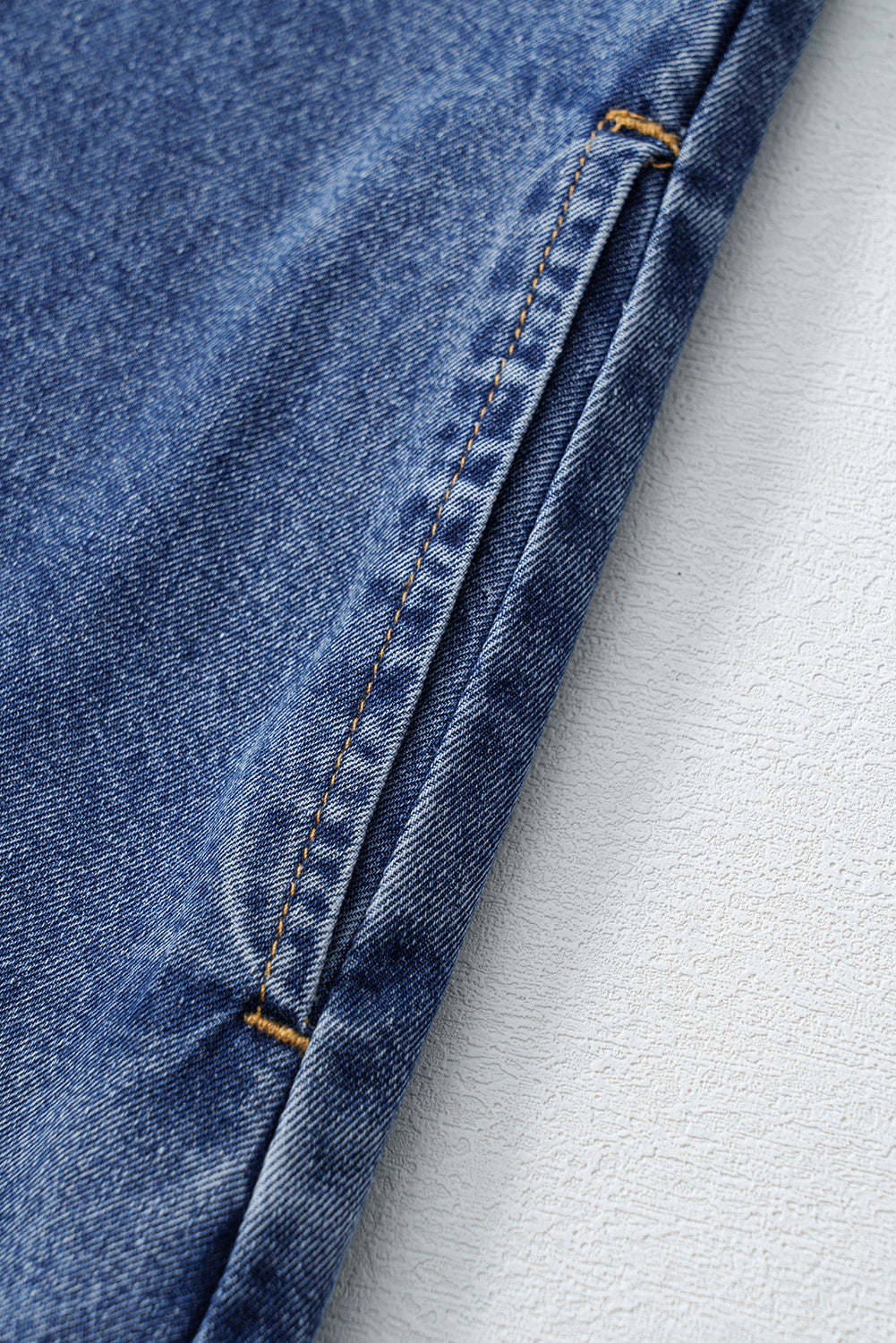 Short Sleeve Denim Mini Dress
