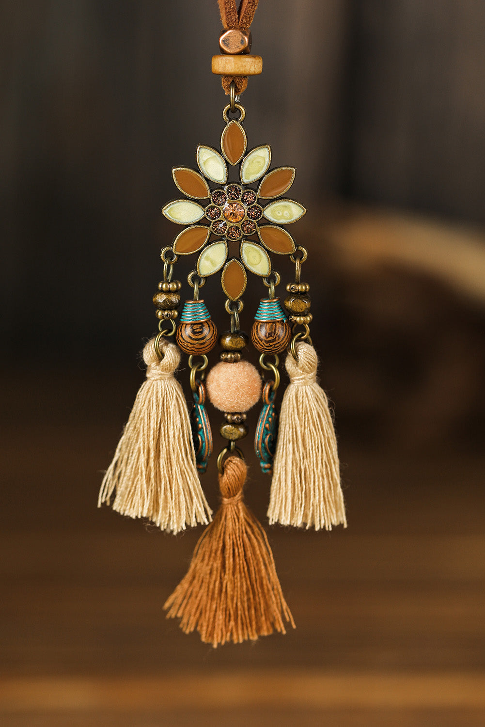 Multicolor, 3 pc, Bohemian Retro Tasseled Pendants