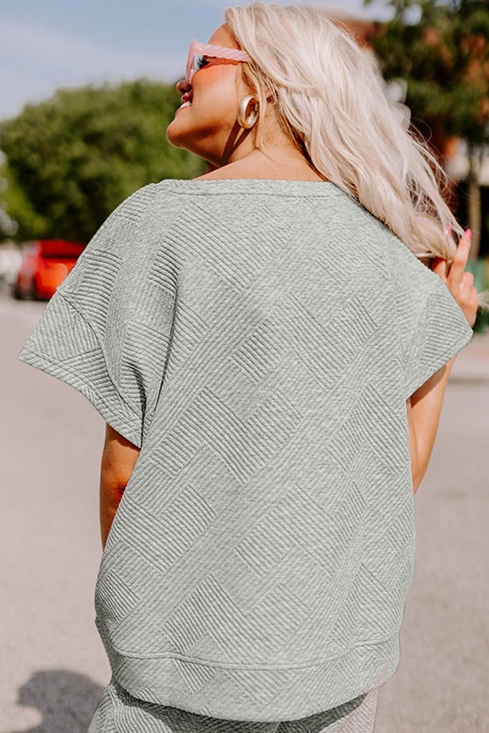 Loose Fit T-Shirt and Drawstring Pants Set