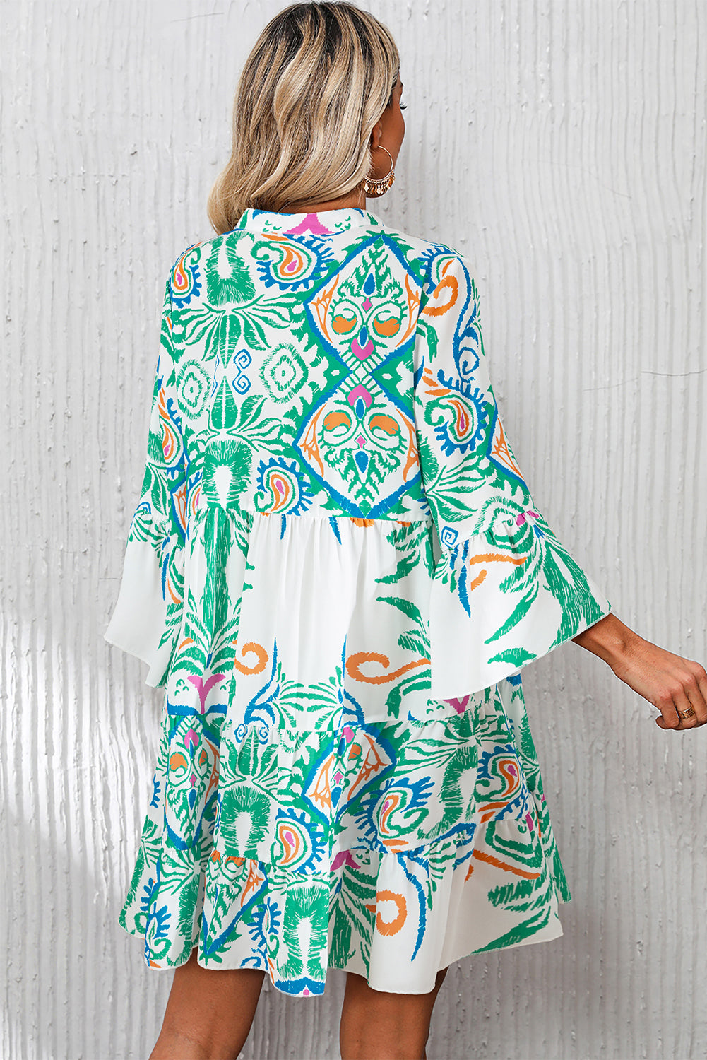 Tribal Print Mini Dress