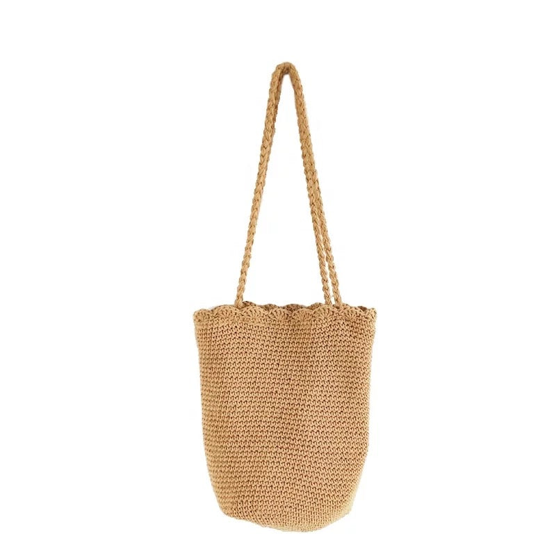 Knitted, Scalloped Edge Tote