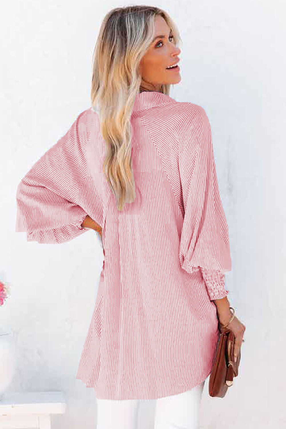 Smocked, Boyfriend Shirt