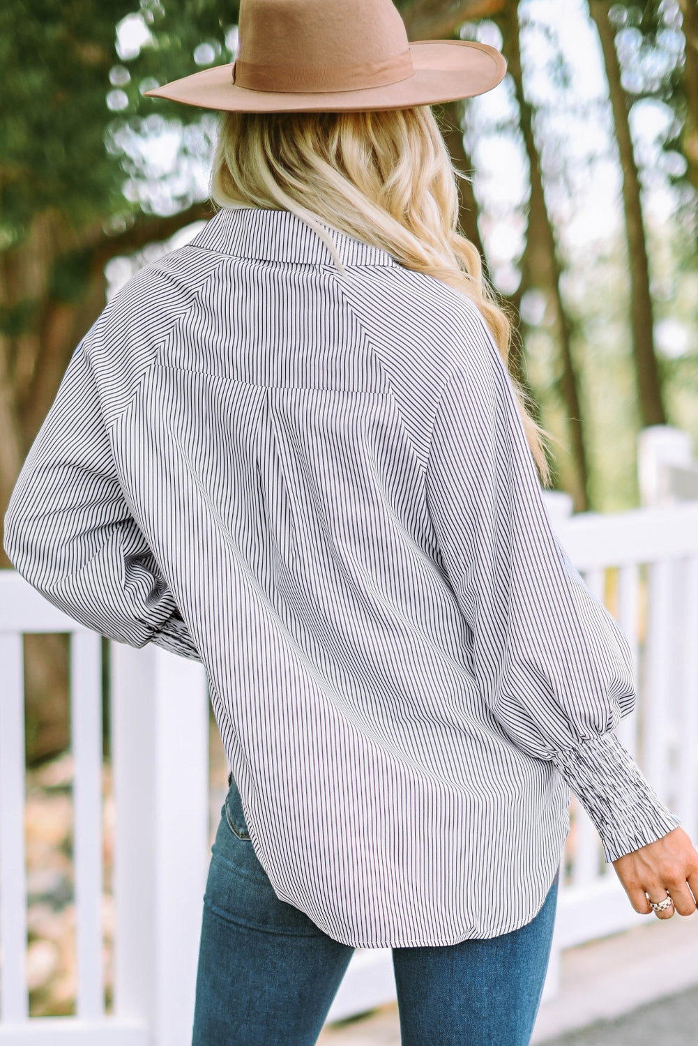 Smocked, Boyfriend Shirt